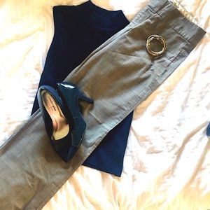 DOCKERS BROWN HOUNDSTOOTH WORK PANTS